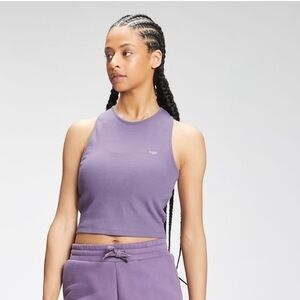 NWT MP Women's Rest Day Cropped Rib Smokey Purple Medium NWT size L
